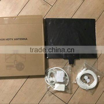 Latest Digital Indoor Tv Antenna Flat Digital HD TV Atenna UIitra-thin 50 Miles Range HD High Gain Flat Antenna Amplified photo-2
