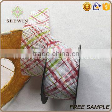 Wholesale Polyester Linen Ribbon Square Fabric photo-2