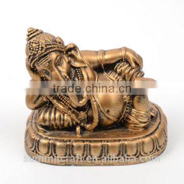 Resin Antique Gold Hindo God Ganesha Wedding Favor Ganesha Idol photo-4