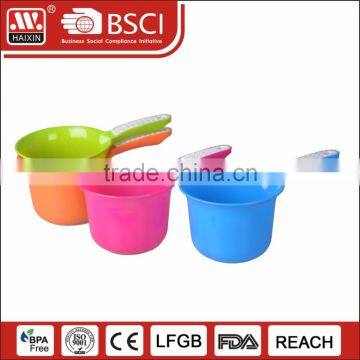 Colorful kitchenware plastic water ladle