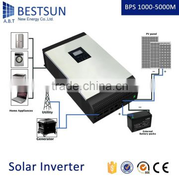 BestsunLPSW6K 48VDC 6KW Peak Power 12KW Pure Sine Wave Power Inverter with 60A MPPT controller ,220VAC