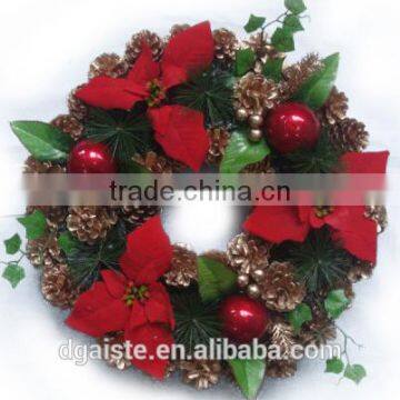 Hot Sale Chistmas Decoration Wreath Artificial Festival Party Ornament Garland photo-6