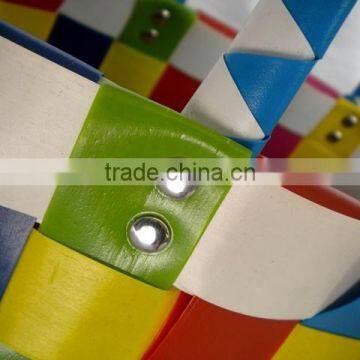 Cheap Reusable and Durable PP Woven Shopping Basket for Sale photo-6