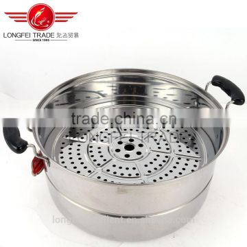 2016 best quality hot sale india stainless steel steam pot/stainless steel cooking pot