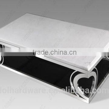 Stainless Steel Morden Marble Top Offee Table photo-2