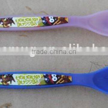 sedex audit factory baby color changing plastic spoon with temperature detector function