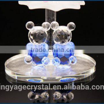 creative crystal bride and groom figurines wedding favours for guests/gift for wedding souvenir