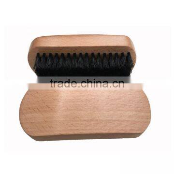 Black Boar Bristle brush, beech wood handle, male special beard brush, can engrave logo