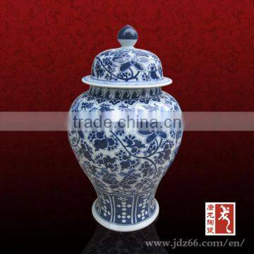 Art deign excellent quality chinese ceramic ginger jar for storage