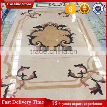 Lobby Flower Waterjet Marble Tiles Design Floor Pattern photo-2