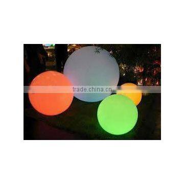 Plastic ball led pool lighting/led glow ball