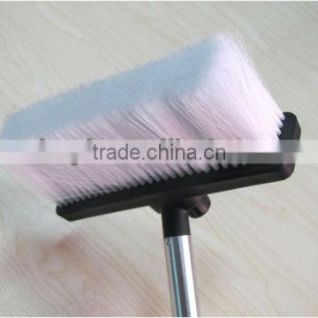 Portable car wash brush, telescopic car wash brush, water fed brush for car and window