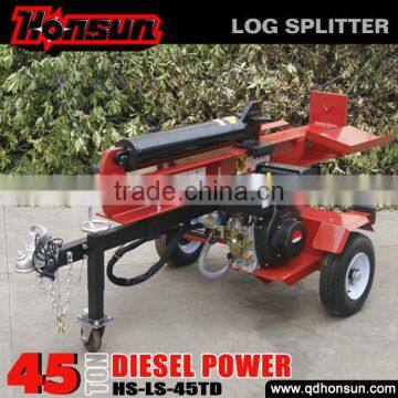186F 9HP 45 ton diesel power log splitter