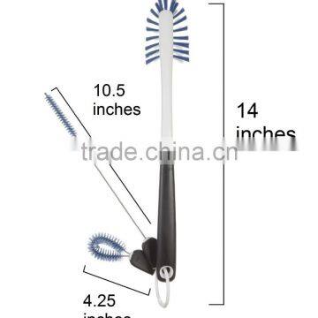 2016 Wholesale Kitchen Cleaning Brush Water Bottle Cleaning Brush Set photo-2