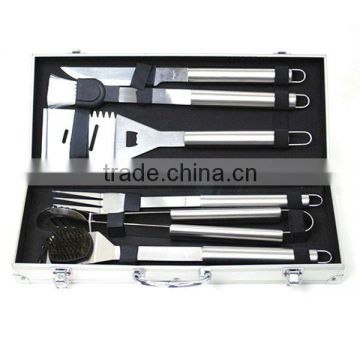 BQ-0074 / 6 pcs hollow handle luxury bbq tool