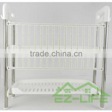2017 Best Selling 2 Tiers Chrome Plated Kitchen Accessory Dish Rack/ Dish Drainer/Plate Rack photo-6