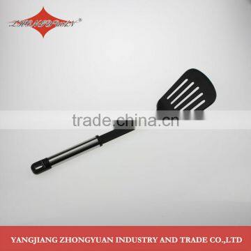 Home Utensils China Nylon Slotted Turner Kitchen Utensils With Steel Tube Handle photo-2