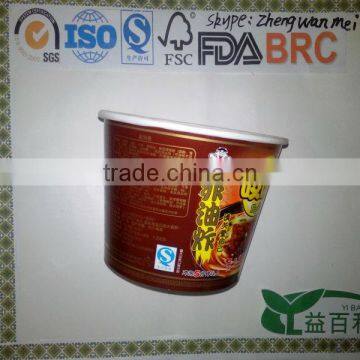 large paper pasta bowl