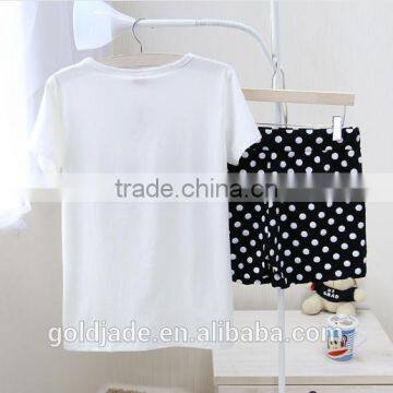 2015 New Homewear for Summer Blank Couple Sleepwear Sets Homewear,embroidery Shorts Sleepwear Homewear Sets for Women or Men photo-2