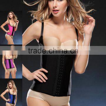 Sexy latex waist trainer,hot underwear corset bustier shapers