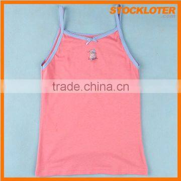 Pink Stripe Cotton Camisole for Girls Stocklot photo-2