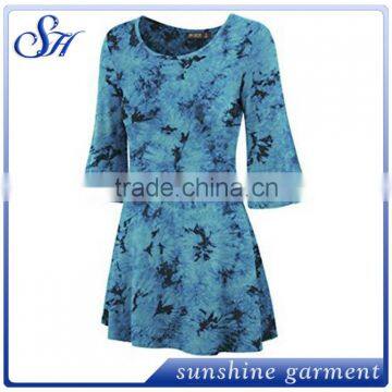 Fashion Latest Tie -Dye Summer Dresses Woman 2017 photo-3