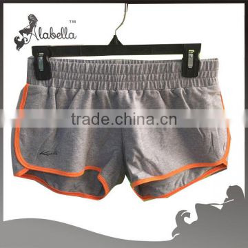 Running shorts with French terry fabric for sports wear Stock garments