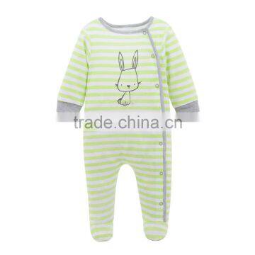 2017 Winter Wear 100% Cotton Rabbit Design Baby Rompers For Winter