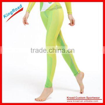 Hot Sale Wholesale Womens Running Tights, Mositure-wicking Womens Sports Tight Wear photo-4