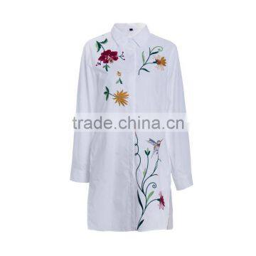 Maxnegio Button up Shirt Casual Cotton Embroidered Dress Shirt photo-5