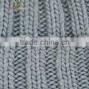 Winter Women Knit Hat,Women Cable Pom Pom Hat photo-4