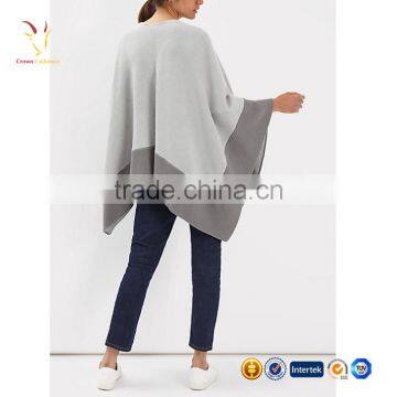 High Quality Wool Cashmere Coat Poncho for Sale photo-2