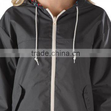 2016 Custom Autumn Plain Sports Wear Womens Jacket New Sports Style photo-3