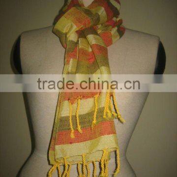 Raw Silk Scarf