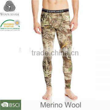 Merino Wool Camo Pants Sports Track Suit Custom Sweat Pants Male Jogging Pants photo-3