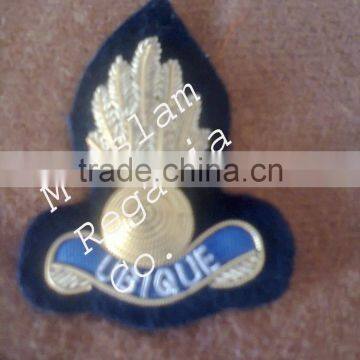 Hand Embroidery Grenade Badge