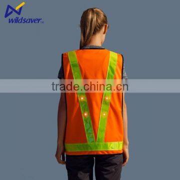 Flashing Led Safety Clothing Wholesale/safety Reflective Material for Clothing photo-6