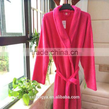 coral fleece fabric bathrobes