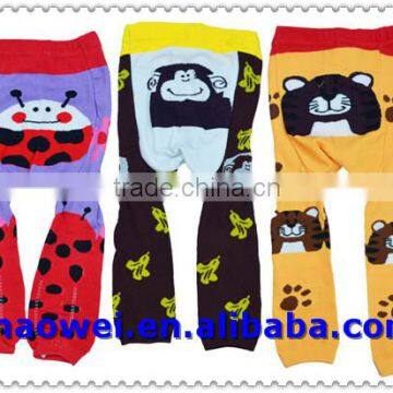 Cute Jacquard Fancy Design Baby Cotton Tights Baby Girl Pantyhose