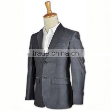 Two Button Good Quality Anti-wrinkle Customizable Mens Suit Nice Printed Blazer photo-2