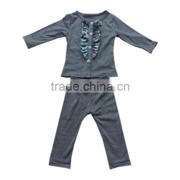 Wholesale Price Children Hot Sale 3pcs Cotton Knit Floral Print Skirt Shirt Pants Sets Stylish Clothes Baby Girl Fashion Outfits photo-4