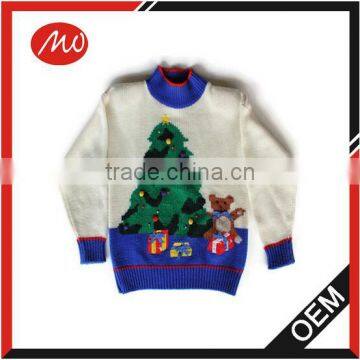 Children christmas bear pattern design wholesale cashmere sweaters in china