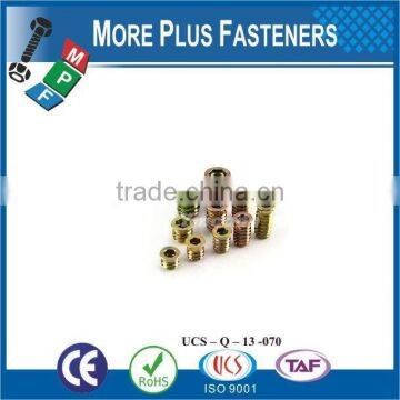Made in Taiwan High Quality Zinc Alloy Wood Insert Nut photo-3