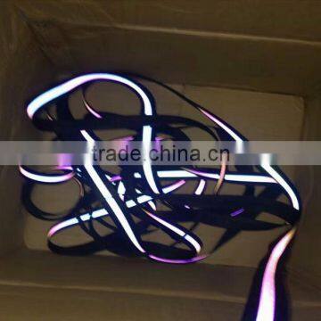 Glow in the Dark Polyester Reflective Fluorescent Green Webbing Strap Band Tape for Clothes photo-6