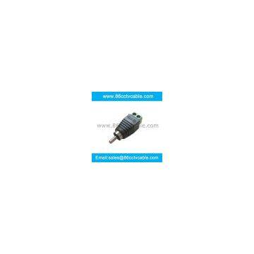 RCA Male to Screw Terminal Adapter