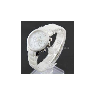 Beautiful Women/ladies Ceramic Wristwatch With Six Hands and Lovely Designs photo-2