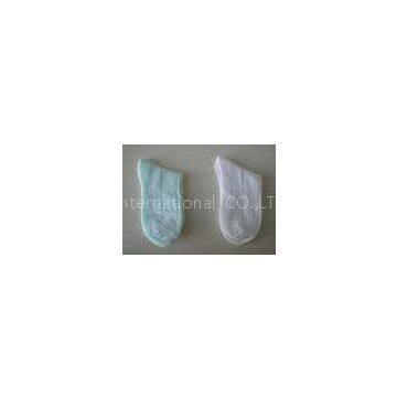 Soft Pure Color Cotton Baby Socks , Terry-loop Socks With Hand Toe Link
