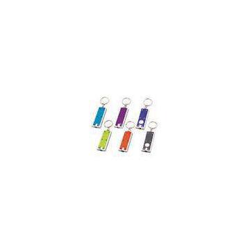 Customized Logo PS, Metal Promotional Gifts Led Key Chains Torch Flashlight