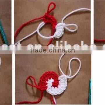 DIY Crochet Kits Candy Cane Baby Hat photo-2