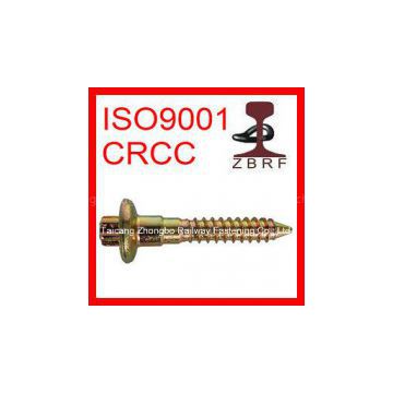 Galvanized Special Thread Screw Spike Sleeper Screw